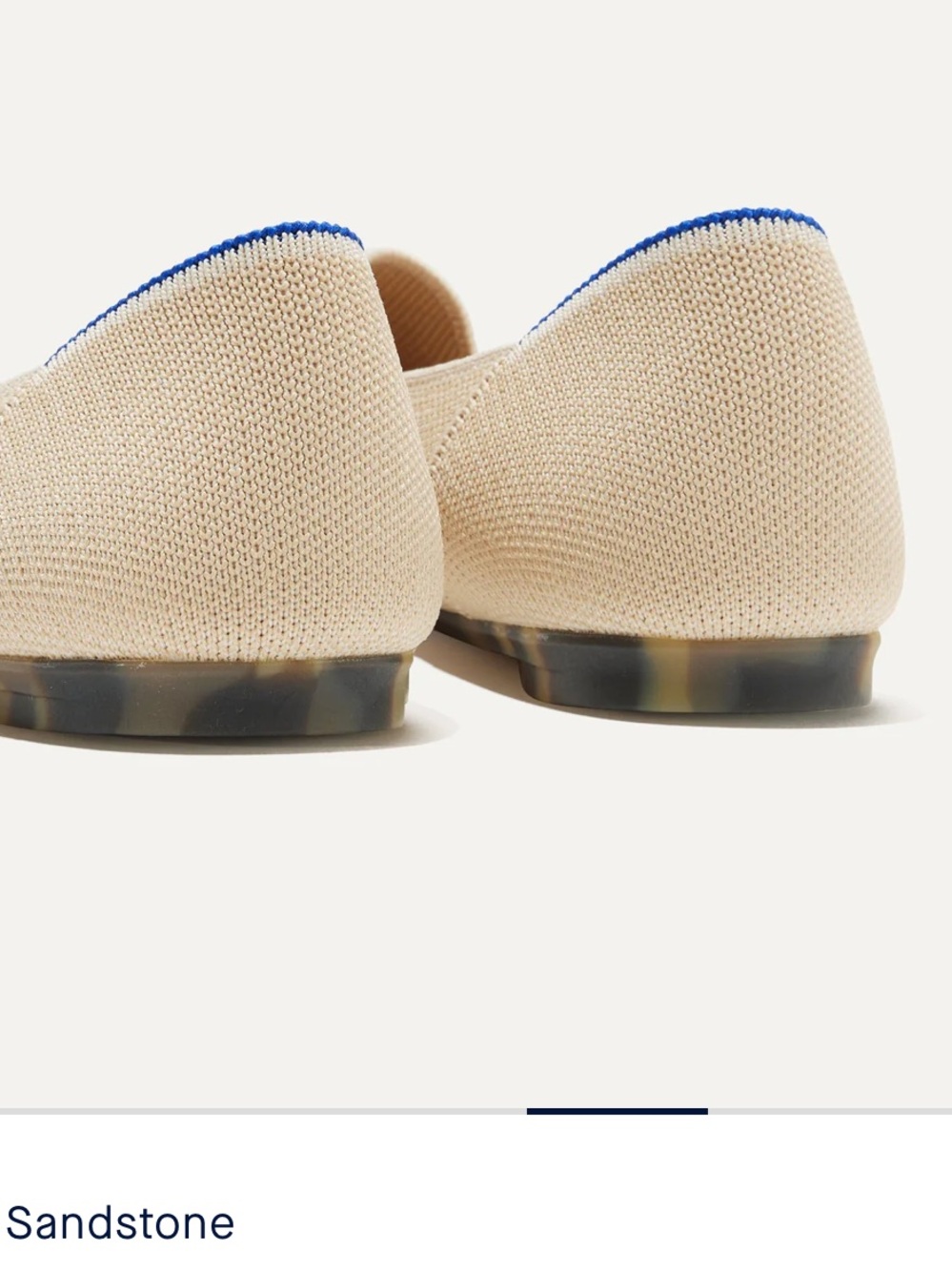 Rothy’s The Lounge Loafer in Sandstone Cream - Picture 3 of 14